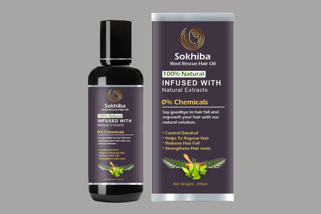 Sokhiba Root Rascue Hair Oil I Hair fall Control